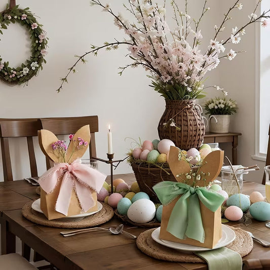 🐰 Easter Bunny Kraft Gift Bags